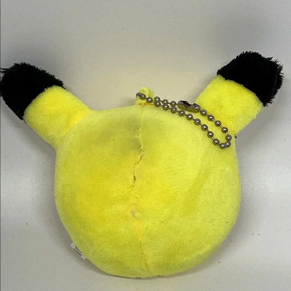 Yellow Pikachu Plush Keychain